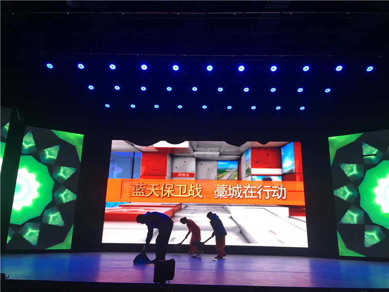 藁城廣電中心演播廳舞臺(tái)機(jī)械，燈光改造